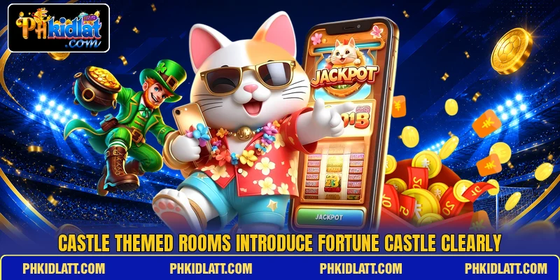 Castle themed rooms introduce Fortune Castle clearly