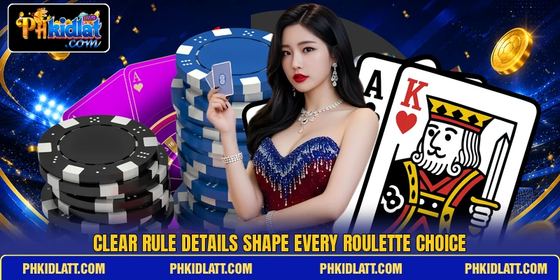 Clear rule details shape every roulette choice