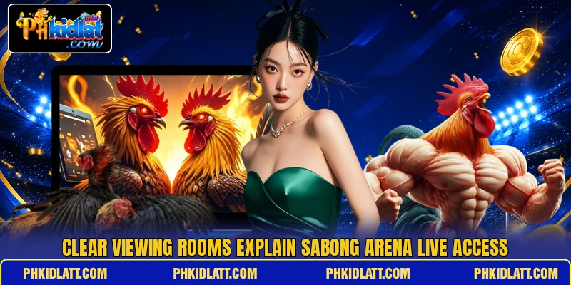 Clear viewing rooms explain Sabong Arena Live access
