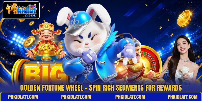 Golden Fortune Wheel - Spin Rich Segments For Rewards