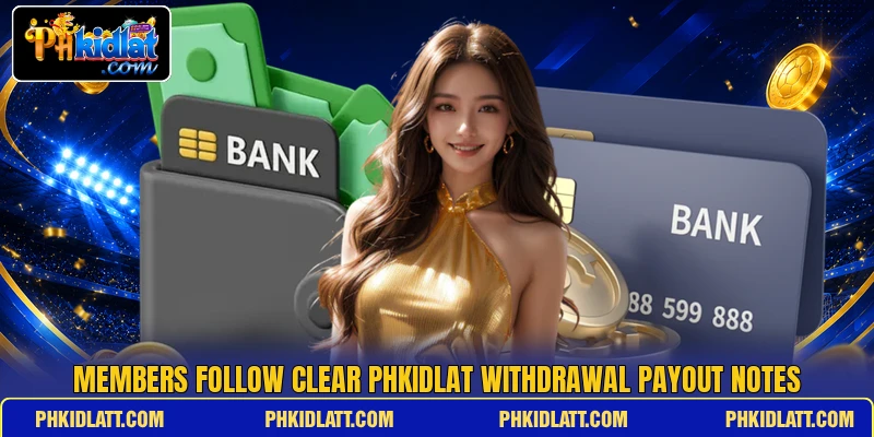 Members follow clear PHKIDLAT withdrawal payout notes