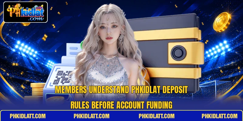 Members understand PHKIDLAT deposit rules before account funding