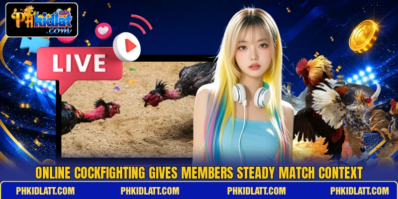 Online cockfighting gives members steady match context Online cockfighting gives members steady match context