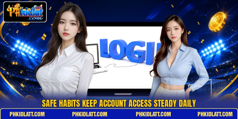 Safe habits keep account access steady daily Safe habits keep account access steady daily