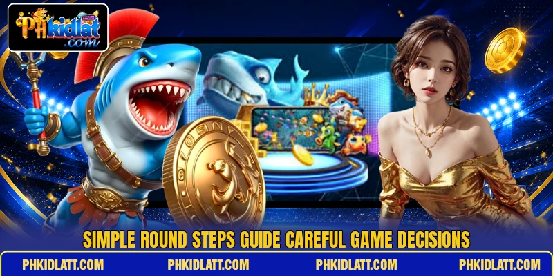 Simple round steps guide careful game decisions Simple round steps guide careful game decisions