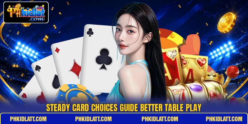 Steady card choices guide better table play Steady card choices guide better table play