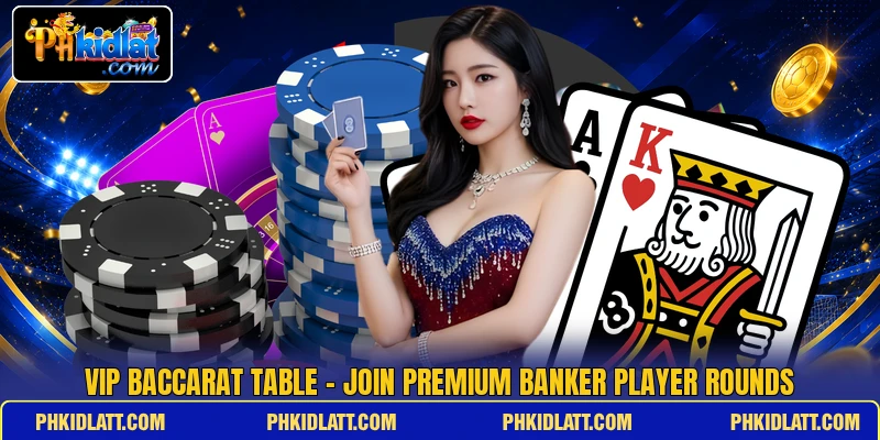 VIP Baccarat Table - Join Premium Banker Player Rounds